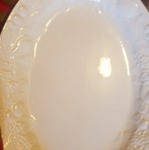 Gibson home "fruitful"White Stone platter